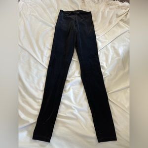 Commando Control Black Velvet Leggings Med